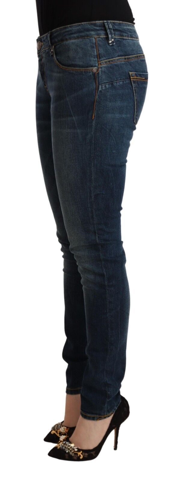Chic Slim-Fit Low Waist Skinny Jeans