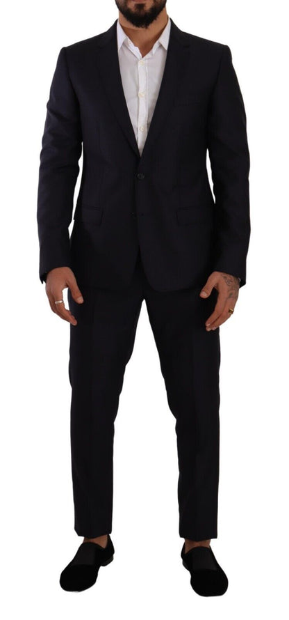 Elegant Slim Fit Wool Silk Cashmere Men's Suit