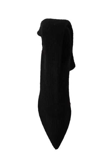Elegant Stretch Socks Boots in Black