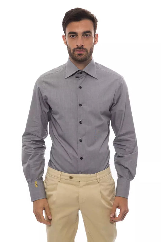Elegant Monogrammed Cotton Shirt