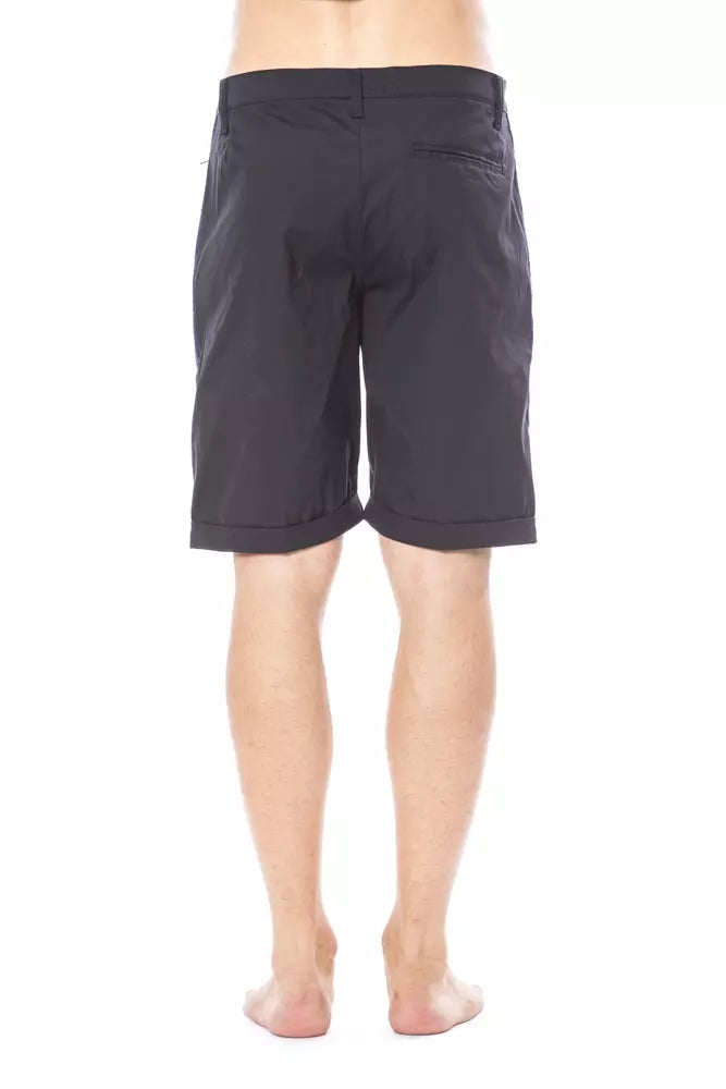 Sleek Black Casual Shorts for Men