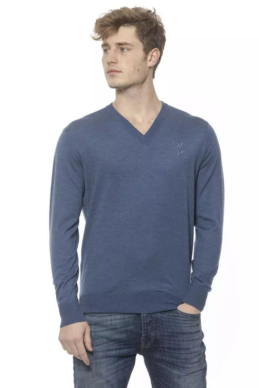 Elegant Cashmere V-Neck Men's Sweater